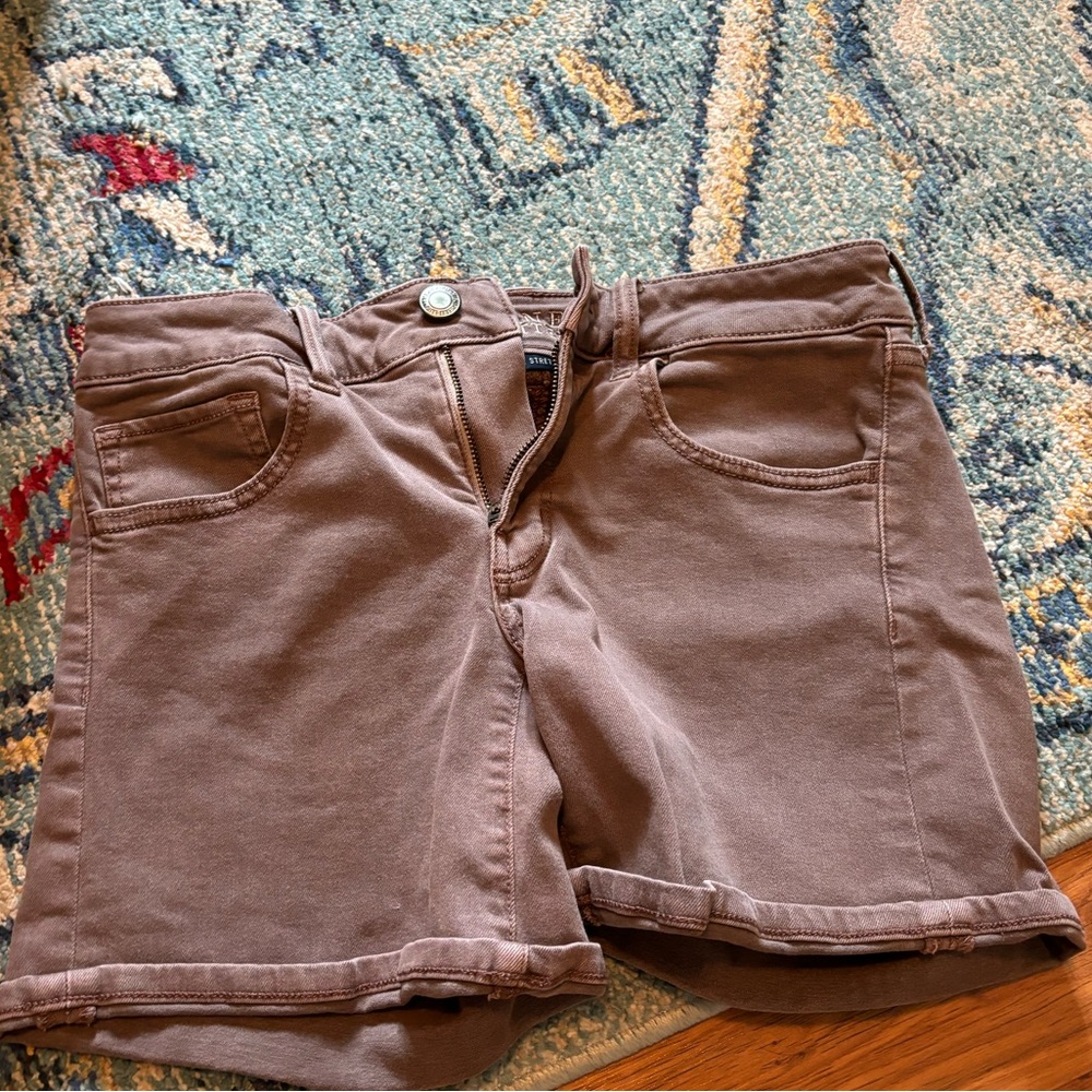 American Eagle Super Stretch Midi Shorts